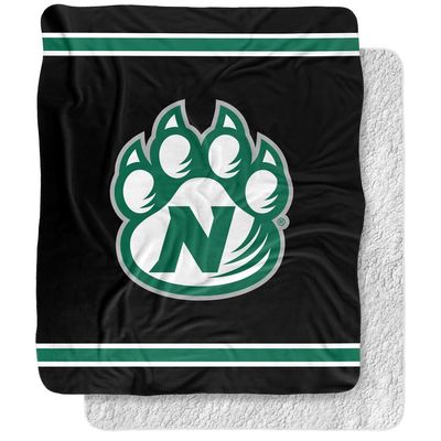 Northwest Missouri State University Blanket, 50"x60" Primary Logo Stripes Silky Touch Sherpa Back Super Soft Throw Blanket