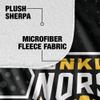 Northern Kentucky University Blanket, 50"x60" Logo Dots Silky Touch Sherpa Back Super Soft Throw Blanket view 4