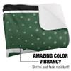 Ohio University Blanket, 50"x60" Logo Dots Silky Touch Sherpa Back Super Soft Throw Blanket view 3