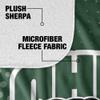 Ohio University Blanket, 50"x60" Logo Dots Silky Touch Sherpa Back Super Soft Throw Blanket view 4