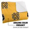 Kennesaw State University Blanket, 50"x60" Logo Pattern Silky Touch Sherpa Back Super Soft Throw Blanket view 3