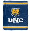University of Northern Colorado Blanket, 50"x60" Primary Logo Stripes Silky Touch Sherpa Back Super Soft Throw Blanket view 2