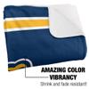University of Northern Colorado Blanket, 50"x60" Primary Logo Stripes Silky Touch Sherpa Back Super Soft Throw Blanket view 3