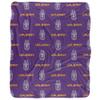 University of Albany Blanket, 50"x60" Logo Pattern Silky Touch Sherpa Back Super Soft Throw Blanket view 2