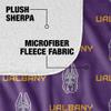 University of Albany Blanket, 50"x60" Logo Pattern Silky Touch Sherpa Back Super Soft Throw Blanket view 4