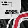 University of Nebraska at Omaha Blanket, 50"x60" Logo Dots Silky Touch Sherpa Back Super Soft Throw Blanket view 4