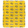 Towson University Blanket, 50"x60" Logo Pattern Silky Touch Sherpa Back Super Soft Throw Blanket view 2