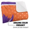 Northwestern State University Blanket, 50"x60" Logo Dots Silky Touch Sherpa Back Super Soft Throw Blanket view 3