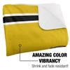 Alabama State University Blanket, 50"x60" Primary Logo Stripes Silky Touch Sherpa Back Super Soft Throw Blanket view 3