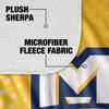 Marquette University Blanket, 50"x60" Logo Dots Silky Touch Sherpa Back Super Soft Throw Blanket view 4
