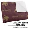 Texas State University Blanket, 50"x60" Logo Pattern Silky Touch Sherpa Back Super Soft Throw Blanket view 3