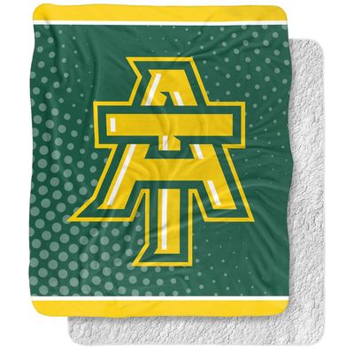 Arkansas Tech University Blanket, 50"x60" Logo Dots Silky Touch Sherpa Back Super Soft Throw Blanket