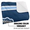 Old Dominion University Blanket, 50"x60" Primary Logo Stripes Silky Touch Sherpa Back Super Soft Throw Blanket view 3