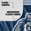Old Dominion University Blanket, 50"x60" Primary Logo Stripes Silky Touch Sherpa Back Super Soft Throw Blanket view 4