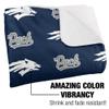 University of Nevada Reno Blanket, 50"x60" Logo Pattern Silky Touch Sherpa Back Super Soft Throw Blanket view 3