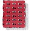 Miami University (Oh) Blanket, 50"x60" Logo Pattern Silky Touch Sherpa Back Super Soft Throw Blanket view 1