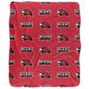 Miami University (Oh) Blanket, 50"x60" Logo Pattern Silky Touch Sherpa Back Super Soft Throw Blanket view 2