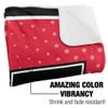 Valdosta State University Blanket, 50"x60" Logo Dots Silky Touch Sherpa Back Super Soft Throw Blanket view 3