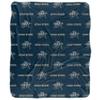 Utah State University Blanket, 50"x60" Logo Pattern Silky Touch Sherpa Back Super Soft Throw Blanket view 2