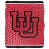 University of Utah Blanket, 50"x60" Logo Dots Silky Touch Sherpa Back Super Soft Throw Blanket view 2
