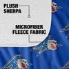 University of North Carolina Asheville Blanket, 50"x60" Logo Pattern Silky Touch Sherpa Back Super Soft Throw Blanket view 4