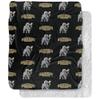 Framingham State University Blanket, 50"x60" Logo Pattern Silky Touch Sherpa Back Super Soft Throw Blanket view 1
