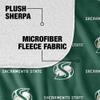 Sacramento State University Blanket, 50"x60" Logo Pattern Silky Touch Sherpa Back Super Soft Throw Blanket view 4
