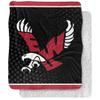 Eastern Washington University Blanket, 50"x60" Logo Dots Silky Touch Sherpa Back Super Soft Throw Blanket view 1