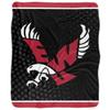 Eastern Washington University Blanket, 50"x60" Logo Dots Silky Touch Sherpa Back Super Soft Throw Blanket view 2