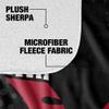 Eastern Washington University Blanket, 50"x60" Logo Dots Silky Touch Sherpa Back Super Soft Throw Blanket view 4