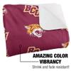 Bethune-Cookman University Blanket, 50"x60" Logo Pattern Silky Touch Sherpa Back Super Soft Throw Blanket view 3