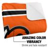 Sam Houston State University Blanket, 50"x60" Primary Logo Stripes Silky Touch Sherpa Back Super Soft Throw Blanket view 3