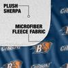 Bucknell University Blanket, 50"x60" Logo Pattern Silky Touch Sherpa Back Super Soft Throw Blanket view 4
