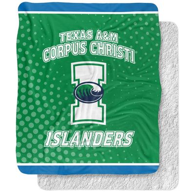 Texas A&M University Blanket, 50"x60" Logo Dots Silky Touch Sherpa Back Super Soft Throw Blanket