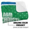 Texas A&M University Blanket, 50"x60" Logo Dots Silky Touch Sherpa Back Super Soft Throw Blanket view 3