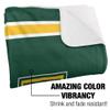 University of Vermont Blanket, 50"x60" Primary Logo Stripes Silky Touch Sherpa Back Super Soft Throw Blanket view 3