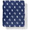 Rice University Blanket, 50"x60" Logo Pattern Silky Touch Sherpa Back Super Soft Throw Blanket view 1