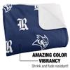 Rice University Blanket, 50"x60" Logo Pattern Silky Touch Sherpa Back Super Soft Throw Blanket view 3