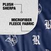 Rice University Blanket, 50"x60" Logo Pattern Silky Touch Sherpa Back Super Soft Throw Blanket view 4