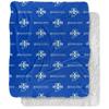 Indiana State University Blanket, 50"x60" Logo Pattern Silky Touch Sherpa Back Super Soft Throw Blanket view 1
