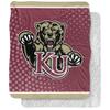 Kutztown University Blanket, 50"x60" Logo Dots Silky Touch Sherpa Back Super Soft Throw Blanket view 1