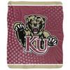 Kutztown University Blanket, 50"x60" Logo Dots Silky Touch Sherpa Back Super Soft Throw Blanket view 2