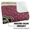 Kutztown University Blanket, 50"x60" Logo Dots Silky Touch Sherpa Back Super Soft Throw Blanket view 3