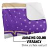 Western Carolina University Blanket, 50"x60" Logo Dots Silky Touch Sherpa Back Super Soft Throw Blanket view 3