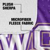 Western Carolina University Blanket, 50"x60" Logo Dots Silky Touch Sherpa Back Super Soft Throw Blanket view 4