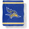 California State University Bakersfield Blanket, 50"x60" Primary Logo Stripes Silky Touch Sherpa Back Super Soft Throw Blanket