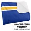California State University Bakersfield Blanket, 50"x60" Primary Logo Stripes Silky Touch Sherpa Back Super Soft Throw Blanket view 3