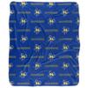 Mcneese State University Blanket, 50"x60" Logo Pattern Silky Touch Sherpa Back Super Soft Throw Blanket view 2