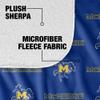 Mcneese State University Blanket, 50"x60" Logo Pattern Silky Touch Sherpa Back Super Soft Throw Blanket view 4