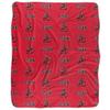California State University Northridge Blanket, 50"x60" Logo Pattern Silky Touch Sherpa Back Super Soft Throw Blanket view 2